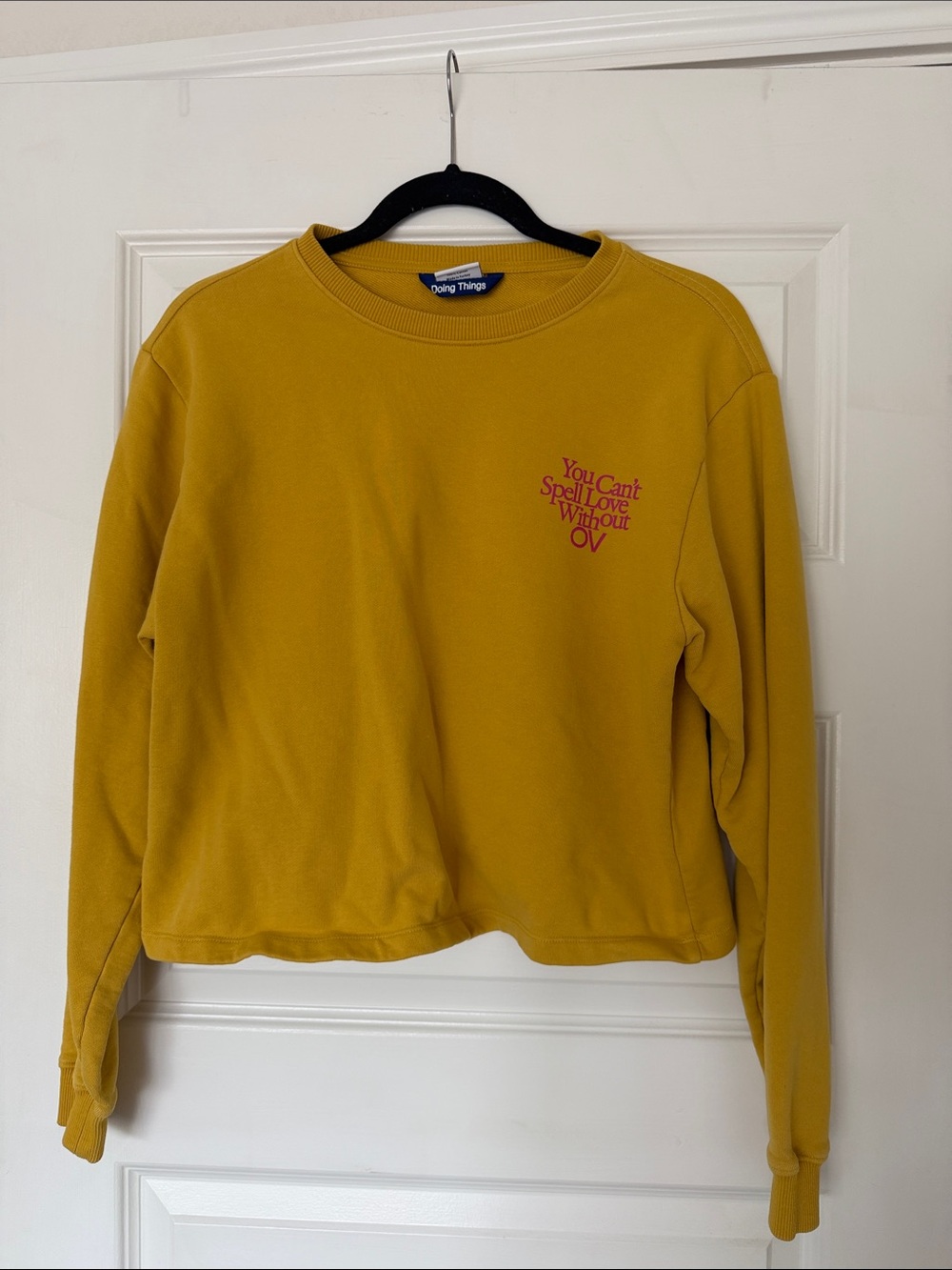 Outdoor Voices Mustard Yellow Crewneck Sweatshirt - Women